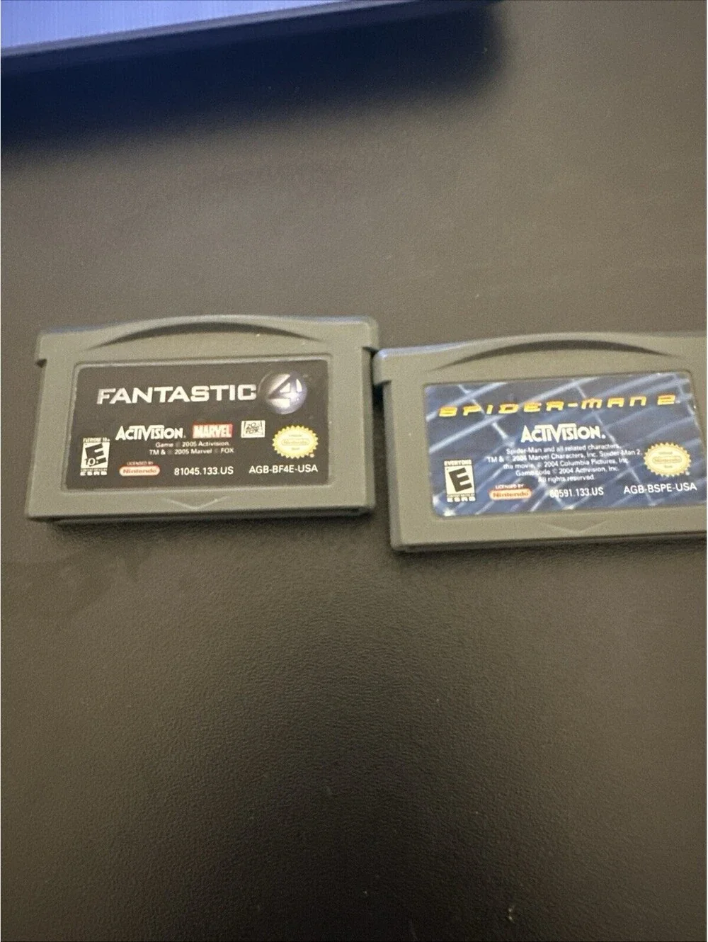 Spider-Man 2 Fantastic Lot Nintendo GameBoy Advance GBA Cartridge